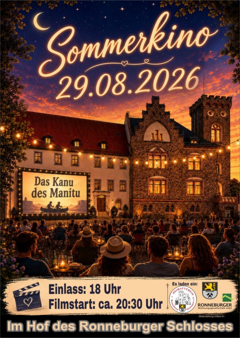 19. Sommerkino im Ronneburger Schloss